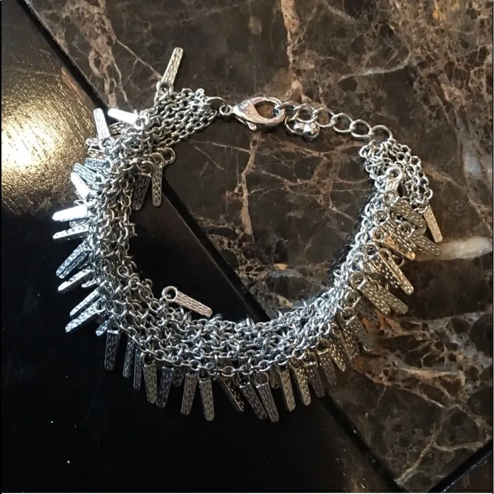 SILVER FRINGE Bracelet!